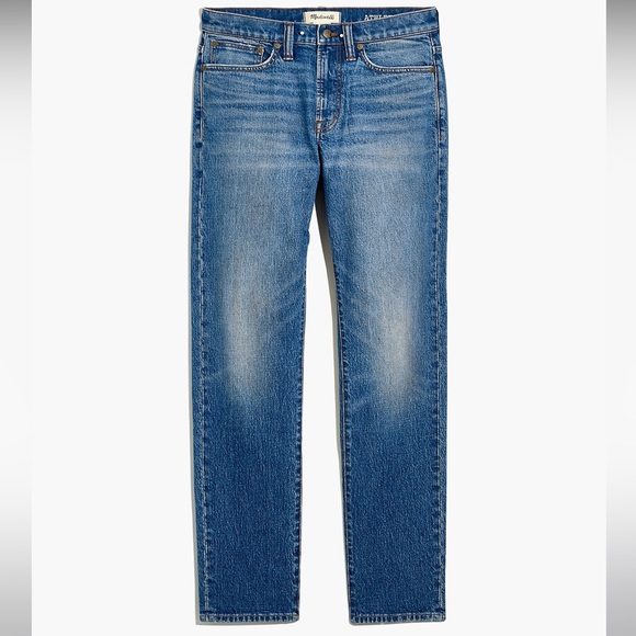 Madewell Jeans Madewell Athletic Slim Jeans In Corbridge Wash